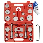 ATPEAM Brake Caliper Compression Tool 25PCS Caliper Compressor Kit Universal Brake Adjusting Tools