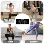 Squat Mat With Foot Position - Anti Slip Training Mat, Perfect for Leg and Abdominal Exercises. Squat Pads Can Activate Muscles and Prevent Sports Injuries,Lightweight and Portable. - Image 4