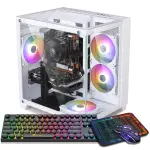 ZER-LON Gaming PC Desktop Computer, Intel Core I7 up to 4.2GHz, RTX 2060 6G GDDR6, 16G DDR4 RAM, 1TB NVME SSD, WiFi 5.0, Prebuilt Gaming PC Tower Computer with 4 RGB Fan