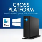 LaCie d2 Professional 10TB External Hard Drive Desktop HDD – USB-C USB 3.0 7200 RPM Enterprise Class Drives, 5 Year Warranty and Recovery Service (STHA10000800) - Image 6