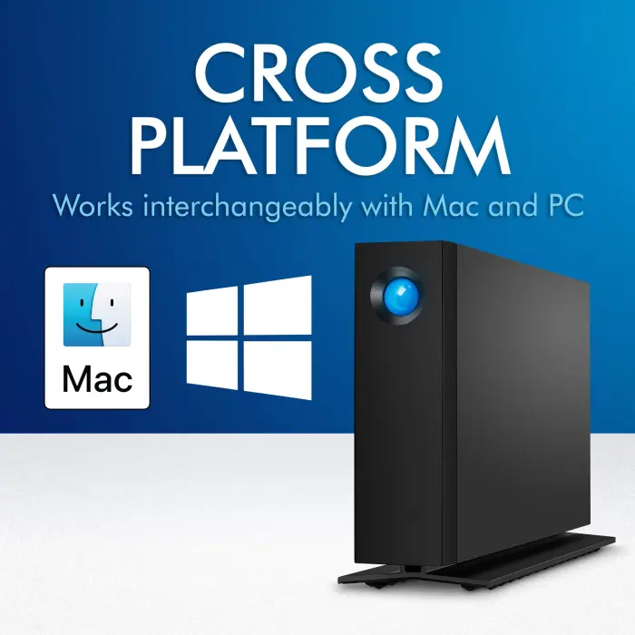 LaCie d2 Professional 10TB External Hard Drive Desktop HDD – USB-C USB 3.0 7200 RPM Enterprise Class Drives, 5 Year Warranty and Recovery Service (STHA10000800) - Image 6