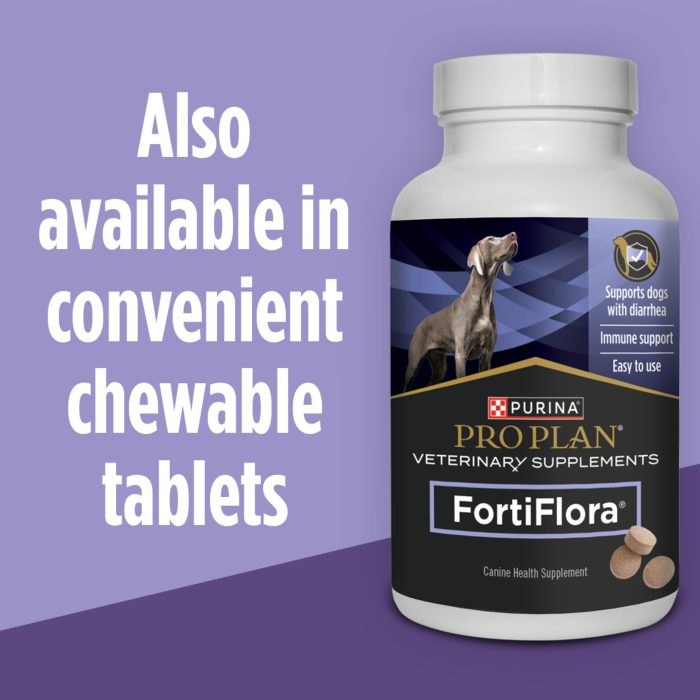 Purina Pro Plan Veterinary Supplements FortiFlora Canine Probiotics for Dogs, Helps Digestive Gut Health and Diarrhea - 30 ct. Box - Image 5