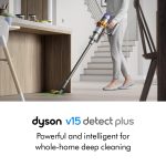 Dyson V15 Detect Plus Cordless Vacuum, Illumination Reveals dust, 240AW, 3 Power Modes, Up to 60 Minutes,² Deep Cleans Hard Floors and Carpets, Detangles pet Hair, Converts to Handheld - Image 11