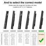 776622-001 Battery for HP 15-f272wm LA04 15-f233wm 15-f271wm 15-f211wm 15-f039wm 15-f010wm 15-f009wm 15-f010dx 15-f033wm 15-f305dx 15-f111dx 15-f162dx 15-n210dx 15-f023wm 15-f024wm 15-f100dx 15-f337wm - Image 6