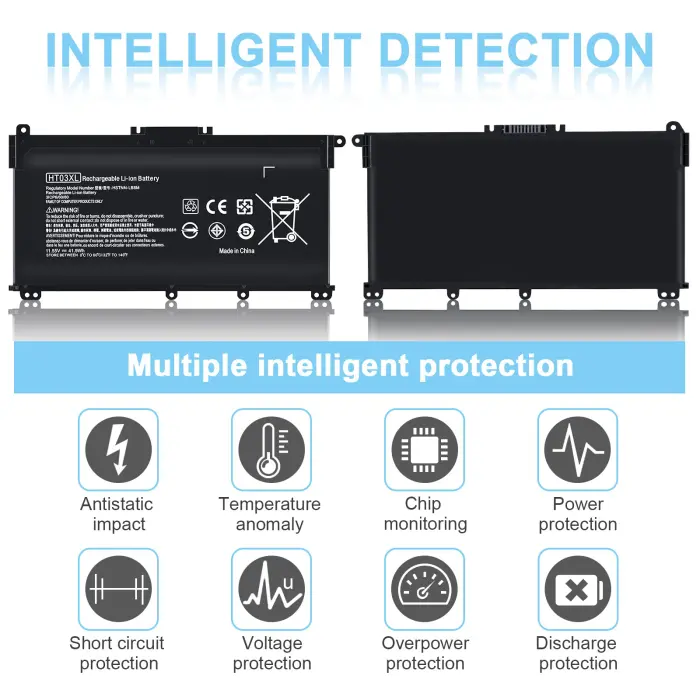 TSKYBEAR HTO3XL Laptop L11119-855 HT03XL Battery Compatible with HP Pavilion 14 15 17 15-CS 15-DA 15-DB Series 15-DA0012DX 14-CE0068ST 15-CS3073CL 15-CS3153CL 15-CS2064ST 15-DA0014DX HT03041XL - Image 5