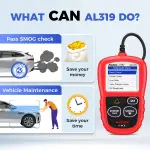 Autel Professional OBD2 Scanner AL319 Code Reader, Enhanced Check and Reset Engine Fault Code, Live Data, Freeze Frame, CAN Car Diagnostic Scan Tools for All OBDII Vehicles After 1996, 2026 Upgraded - Image 4
