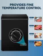7.0 Cu Ft Chest Freezer - Energy Saving Quiet Top Open Door Mini Freezer Adjustable 6 Thermostat - Compact Small Deep Freezer w/Removable Basket and Defrost Water Drain for Home/Apartment/Garage - Image 4