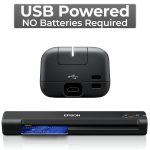 Workforce Es-50 Portable Document Scanner for Laptop - Complete Bundle for Pc and Mac – Best Travel Photo Scanner, with Feeder, Wireless, Mobile Friendly, Mini USB Cable Included (Renewed) - Image 4