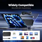 65W USB-C Laptop Charger Compatible with Lenovo Thinkpad T470 T470S T460 E531 E570 E560 L470 L460 L440Yoga/Chromebook C330 S330 100e 300e AC Adapter Power Cord - Image 7