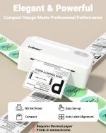Labeer Bluetooth Thermal Label Printer, 4x6 Shipping Label Printer for Shipping Packages, Small Business Office or Home, Compatible with Phone&Pad&PC,Support Ups/Shopify/Ebay&More (White) - Image 6