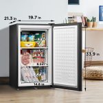 Midea MRU03M2ABB Upright Freezer, 3.0 Cubic Feet Mini Freezer, For Kitchen Apartment Office Basement or Dormitory, Black - Image 8