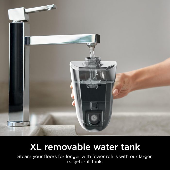 Shark SteamSpot Steam Mop with Steam Blaster Technology, 3 Steam Modes, 2 Washable Pads, XL Removable Water Tank, Lightweight, Steam Cleaner for sealed Hard Floors, Hardwood, Tile, Laminate, S2001 - Image 8