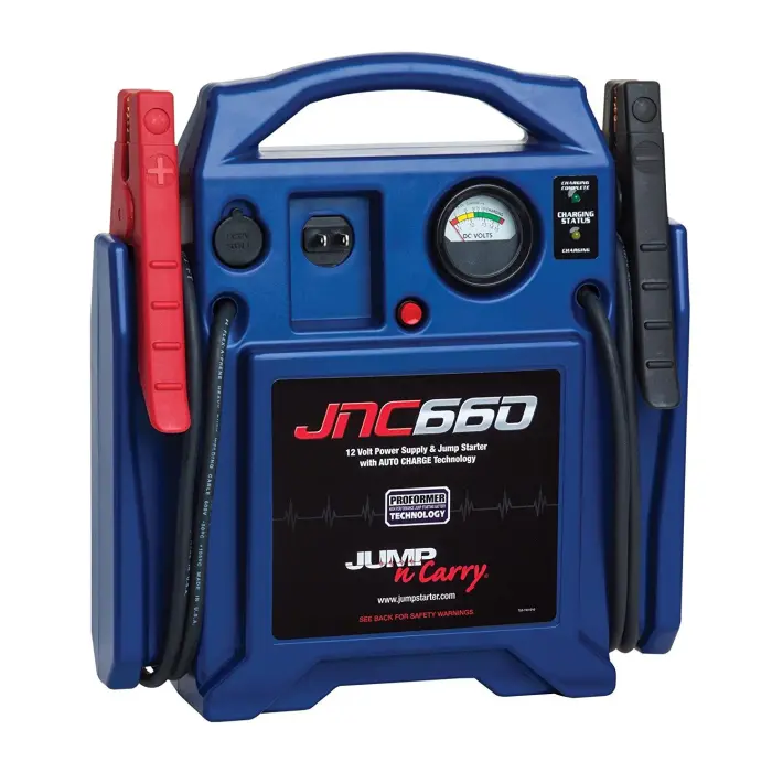 Clore Automotive Jump-N-Carry JNC660 1700 Peak Amp 12 Volt Jump Starter , Blue - Image 1