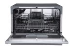 EdgeStar DWP62WH 6 Place Setting Portable Countertop Dishwasher - White - Image 5