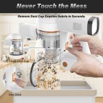 Tikom V500 Cordless Vacuum Cleaner for Home, 40000Pa/450W Stick Vacuum with LED Touch Screen, Charging Wall Dock, Anti-Tangle, Lightweight Handheld Vacuum for Pet Hair, Hard Floor, Carpet - Image 4