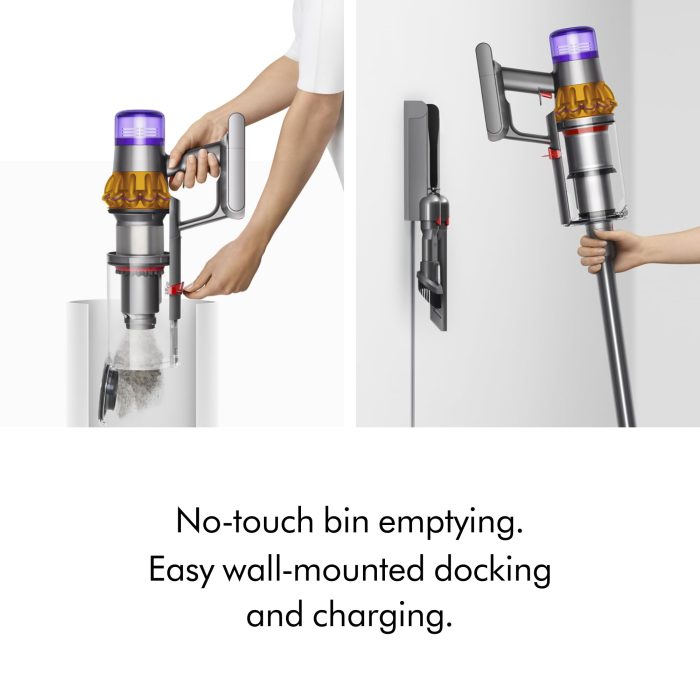 Dyson V15 Detect Plus Cordless Vacuum, Illumination Reveals dust, 240AW, 3 Power Modes, Up to 60 Minutes,² Deep Cleans Hard Floors and Carpets, Detangles pet Hair, Converts to Handheld - Image 3
