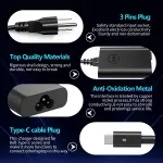65W USB-C Laptop Charger for Dell Laptop Latitude 5530 5420 5430 5520 5540 7430 7440 7340 7530 7330 7320 Chromebook 3100 9250 9360 9365 9370 9380 9350 9550 Adapter Power Cord - Image 2