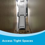 BLACK+DECKER dustbuster AdvancedClean Handheld Vacuum Cordless, Compact Home and Car Vacuum with Crevice Tool ,Rotating Nozzle and Charging Station, Large Dust Bowl (CHV1410L) - Image 5