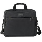 Amazon Basics Laptop Carrying Case with Shoulder Strap and Handle, Large Capacity, 15.6 in, Black - Image 5