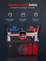 ANCEL BA101 Car Battery Tester, 12V Digital Automotive Alternator Meter Diagnostic Tool,100-2000 CCA Load Capacity, Charging & Cranking Analyzer for Truck, Boat, RV, Marine Vehicle, and More - Image 8