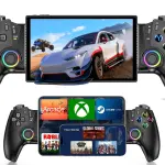 OKETY Switch 2 Controllers for Nintendo Switch 1/2/OLED/iPhone - Android, Switch 2 Pro Controller Replacement, One-Piece Wireless Switch Handheld Joypad with Turbo/Programmable/Vibration