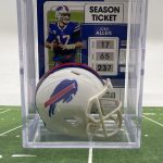 Buffalo Bills NFL Helmet Shadowbox w/Josh Allen card