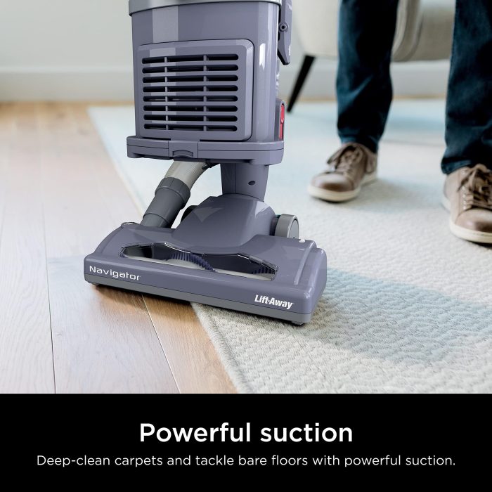 Shark NV352 Navigator Lift Away Upright Vacuum, Hepa Filter, Anti-Allergen Technology, Swivel Steering, Ideal for Carpet, Stairs, & Bare Floors, with Wide Upholstery & Crevice Tools, Lavender - Image 8