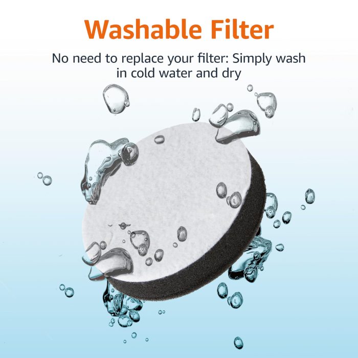 Amazon Basics Upright Bagless Vacuum Cleaner for Carpet and Hard Floors, With Crevice and Upholstery Tools, Detachable Handle, Lightweight (8.4 lbs), 1.7L Dust Cup, 720W, 25ft Cord, Black/White - Image 5