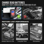 2-Pack Smart Fully Automatic 6V 12V Battery Charger Maintainer for Car, Marine, Motorcycle, Lawn Mower - Image 7