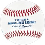 John Smoltz Autographed Official Hall of Fame HOF Logo Baseball Beckett BAS Witness Stock #252791 - Image 3