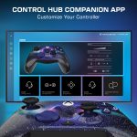 Turtle Beach Rematch Advanced Wired Gaming Controller for Xbox & PC – Lenticular, Multi-Design, Remappable Buttons, Hall-Effect Hair Triggers, 8ft Cable, Officially Licensed by Xbox – Dark Cosmos - Image 4
