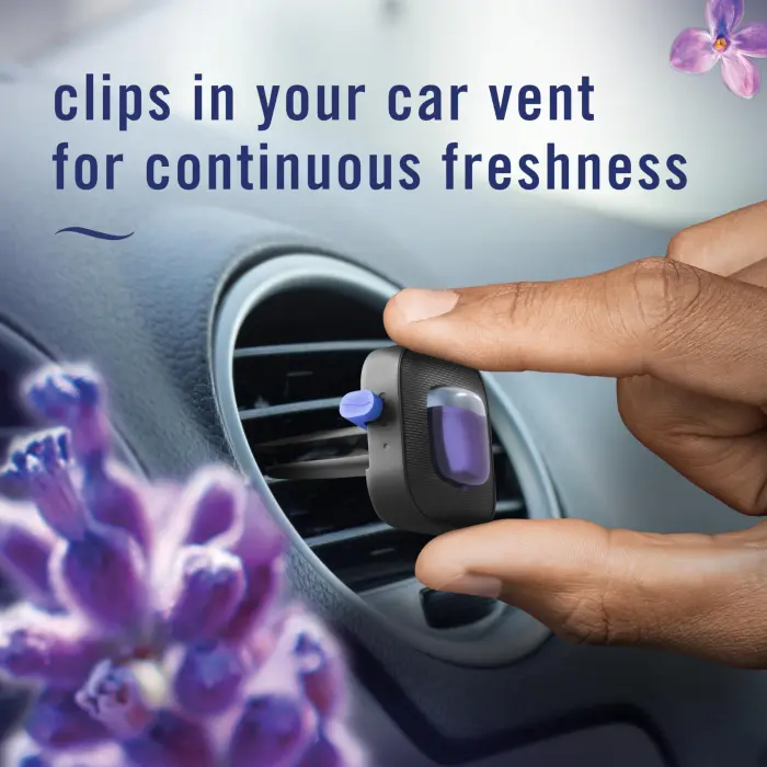 Febreze Car Vent Clip, Downy Calm Scent, 2 Count, 0.13 oz Total - Image 6