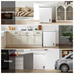 Midea MERC05C4BAWW Chest Freezer, 5.1 Cubic Feet Freezer With Removable Basket, Interior LED Light, Adjustable Temperature, For Kitchen Apartment Office, White - Image 3
