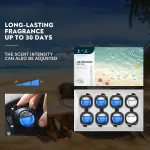 DRIVEJOY Car Air Freshener Vent Clips, 8 PK, 6 Ocean, 2 New Car Scent, Long Lasting Air Fresheners for Men & Women, Up to 240 Days, Odor Eliminator - Image 4