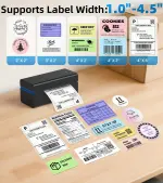 ORGSTA Bluetooth Thermal Shipping Label Printer T001-Plus Wireless 4x6 Shipping Label Printer for Small Business Support Android iPhone & Windows Widely Used for Amazon, Ebay, Shopify, Etsy, USPS - Image 7