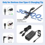 VJYUIJAY Universal 65W USB C Laptop Charger Compatible with HP chromebook Lenovo Dell Acer Asus Samsung Google Computer Type C Power Adapter - Image 4