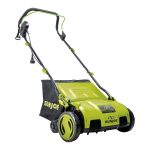 Sun Joe AJ805E Electric Dethatcher and Scarifier | 15-Inch | 13-Amp | 5-Position Height Adjustment | Removable 13.2-Gal Collection Bag (Renewed) - Image 6