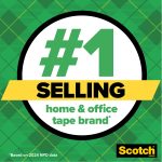 Scotch Magic Tape, Invisible, Repair Christmas Cards and Use as Holiday Gift Wrap Supplies for Christmas, 6 Tape Rolls with Dispensers - Image 8
