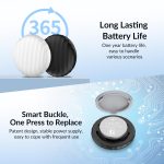 Air Tracker Tag (4 Pack) - Apple MFi Certified & IP67 Waterproof | Works with Apple Find My Network (iOS) to Track Keys, Wallet, Luggage & More - Image 2