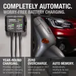 NOCO GENIUS2X2: 4A 2-Bank Smart Battery Charger (2A/Bank) - 6V/12V Automatic Maintainer, Trickle Charger & Desulfator with Overcharge Protection & Temperature Compensation – For Lead-Acid & Lithium - Image 4
