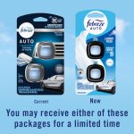 Febreze Car Air Freshener Vent Clip Laundry Fresh Scent, .07 oz. Car Vent Clip, Pack of 4 - Image 5
