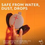 Ultimate Ears MINIROLL Ultra-Portable Waterproof Bluetooth Speaker, Big Bass, IP67 Dustproof, 131 ft Range - Gentle Grey (Renewed) - Image 6