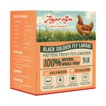 Joyprotyn 5LB Non-GMO Dried Black Soldier Fly Larvae for Chicken – 85X More Calcium Grubs Than Mealworms for Strong Eggshells & Healthy Growth - High Protein for Chickens, Birds, Ducks, Geese & Pets