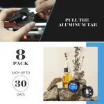 DRIVEJOY Car Air Freshener Vent Clips, 8 PK, 6 Ocean, 2 New Car Scent, Long Lasting Air Fresheners for Men & Women, Up to 240 Days, Odor Eliminator - Image 5