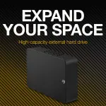 Seagate Expansion 14TB External Hard Drive HDD - USB 3.0, with Rescue Data Recovery Services (STKP14000402) - Image 5