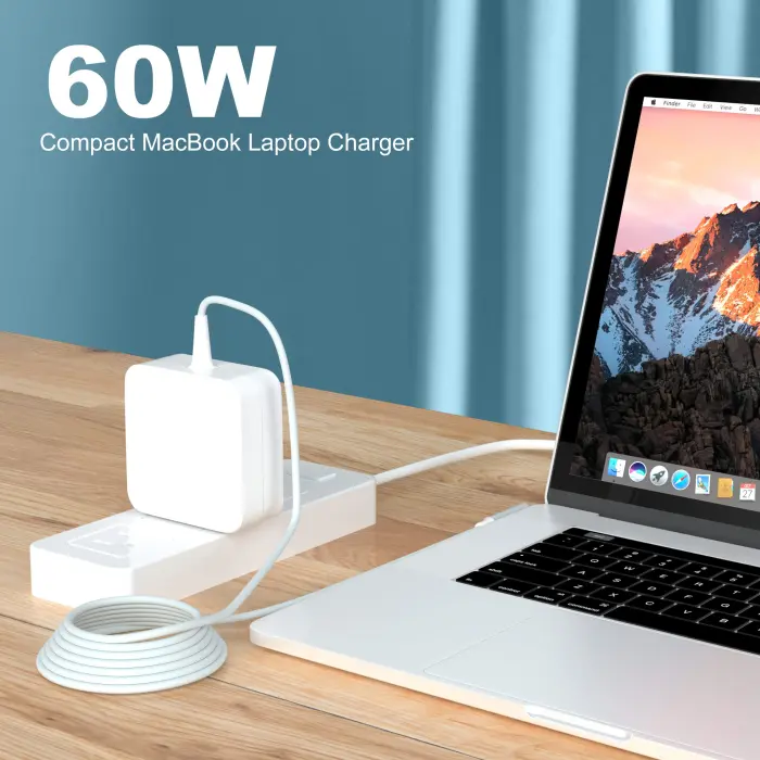 Tinkon 60W L-Tip Power Adapter, Compatible with A1344/A1278/A1330/A1184, Fits 13 Inch MacBook Pro (2009-2012/Mid 2012 & Earlier) & Pre-2011 MacBook Air,16.5V Charger - Image 4