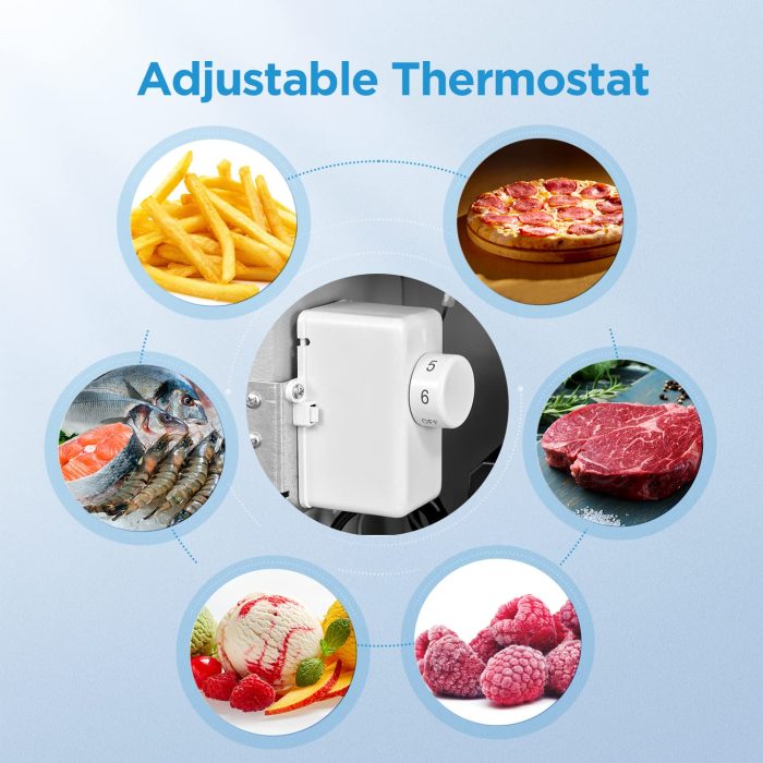 Midea MRU03M2ABB Upright Freezer, 3.0 Cubic Feet Mini Freezer, For Kitchen Apartment Office Basement or Dormitory, Black - Image 6