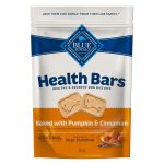 Blue Buffalo Health Bars Crunchy Dog Biscuits, Oven-Baked with Natural Ingredients, Pumpkin & Cinnamon, 16-oz Bag