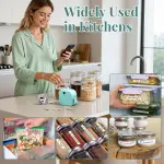 Phomemo Label Maker Machine with Tape, P12 Bluetooth Small Label Makers Portable Ribbon Printer Machine Thermal Transfer Labeler with Multiple Templates for Clothes Home School Gift Wrapping Office - Image 7