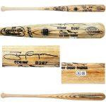 Tony Gwynn Autographed Blonde Louisville Slugger 3000th Hit Bat San Diego Padres #/3000 Beckett BAS QR Stock #212649 - Autographed MLB Bats